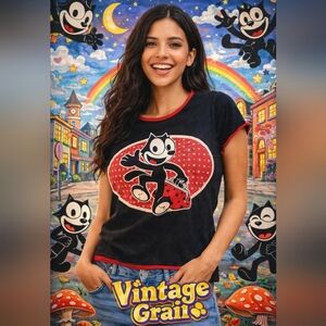 Vintage 80's  Felix the cat woman's medium